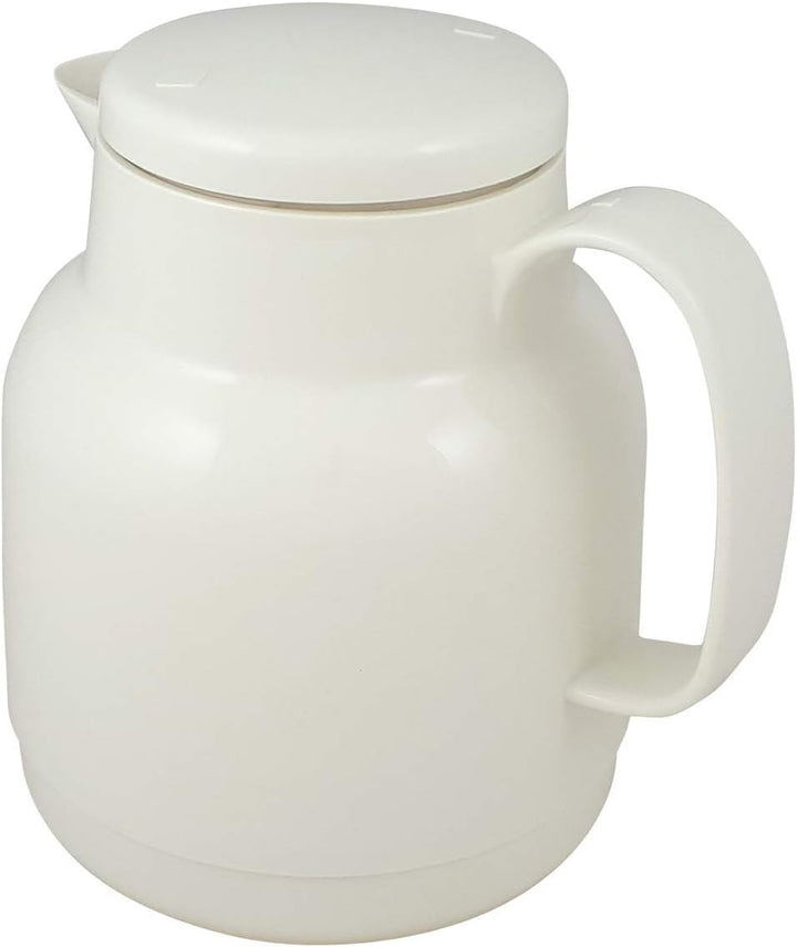 Helios Mondo Kunststoff-Isolierkanne, weiss, 1 Liter 1,0 Liter Weiss, 1,0 Liter Weiss