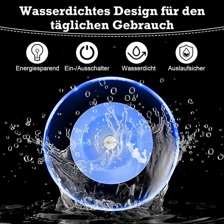 8 Stück Led Untersetzer, Leuchtende Untersetzer für gläser mit 7 Bunt Beleuchtungsmodi, Acryl Rund w