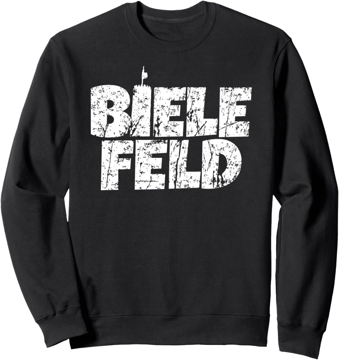 Bielefeld mit Sparrenburg (Vintage Weiss) Bielefeld Sweatshirt