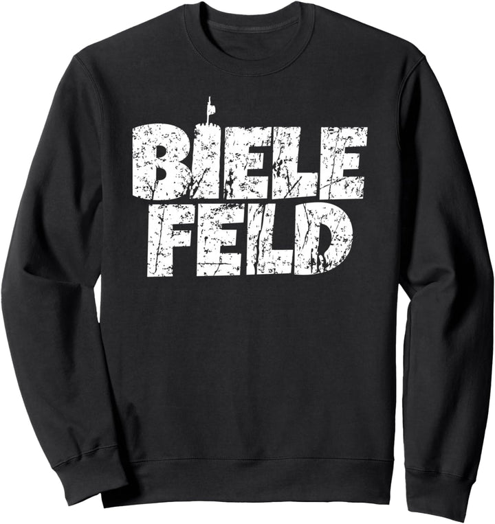 Bielefeld mit Sparrenburg (Vintage Weiss) Bielefeld Sweatshirt