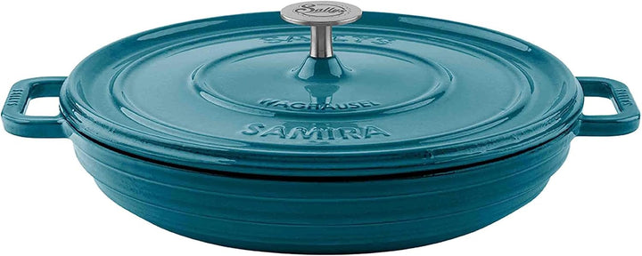 Sallys 'Samira' Deluxe Gusseisentopf - Robustes und Hochwertiges Kochjuwel für Perfektes Garen - für