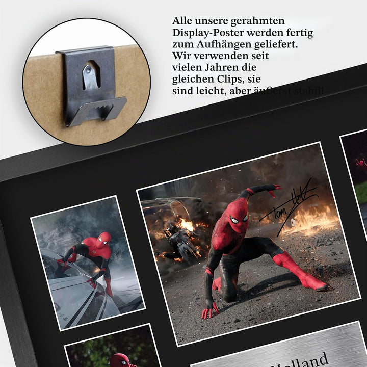 HWC Trading FR A3 Tom Holland Spider-man Geschenke Gedruckt, Signiert Autogramm Bild Display Für Fil