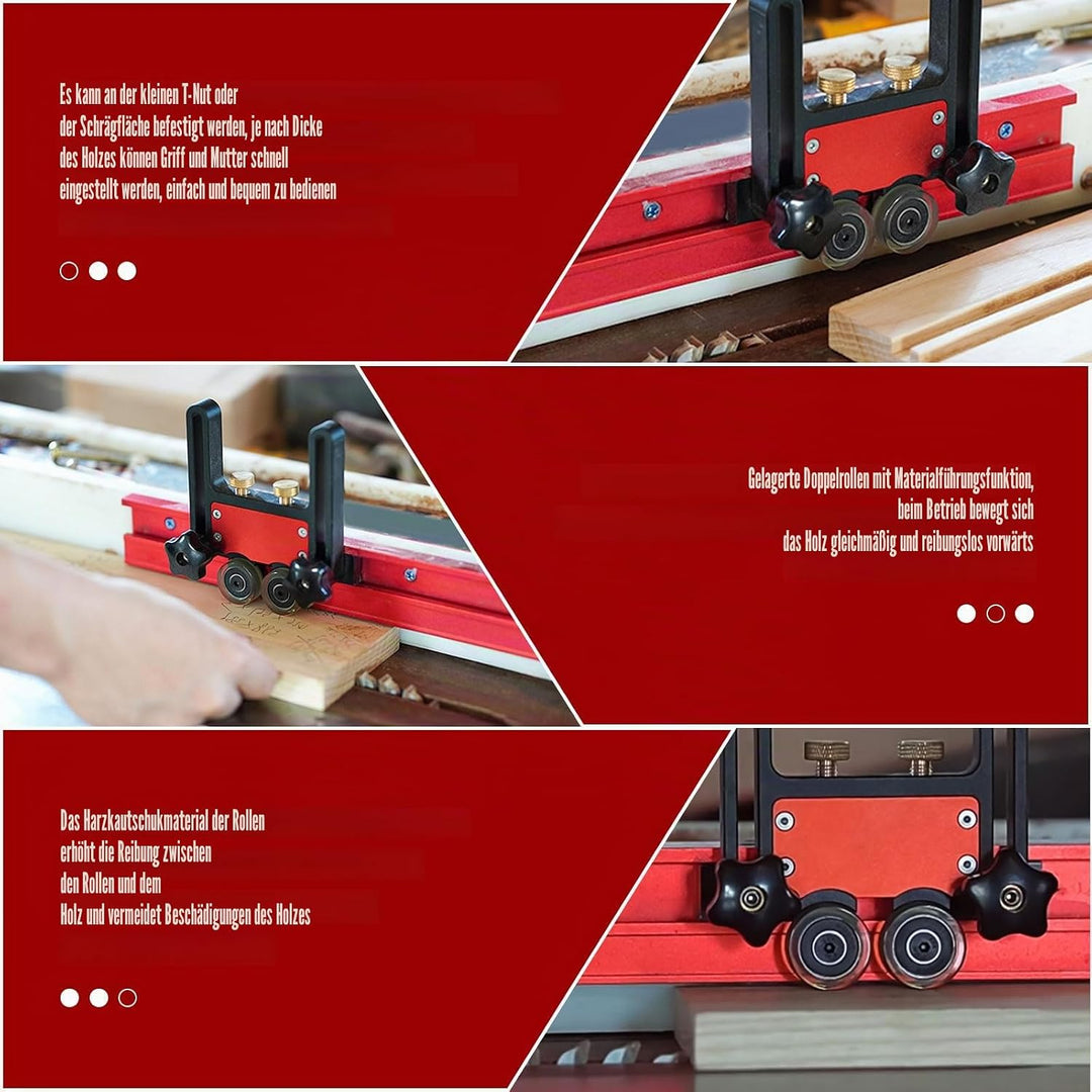 Lagerrollen-Federbretter, Aluminiumlegierung, Mehrzweck-Lagerrolle, Federbrett, Holzbearbeitung, Tis