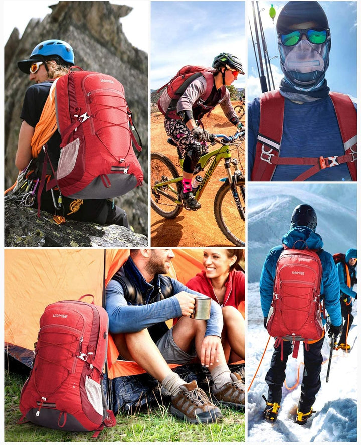 HOMIEE Wanderrucksack Herren Damen 45L Wasserdichter Rucksack Leichter Trekkingrucksack Gross Reiser