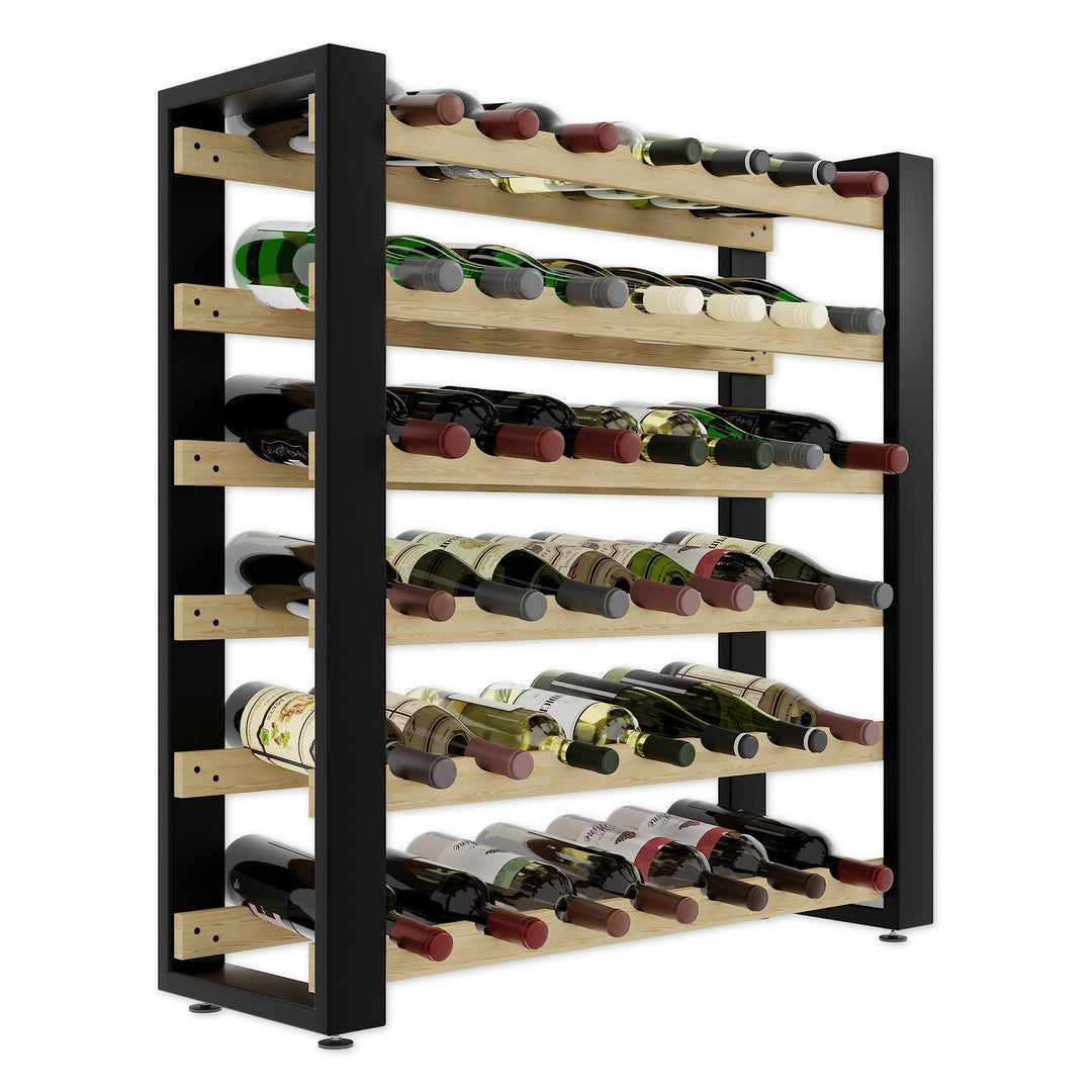 Lenmar Serie RW Weinregal aus Holz für Flaschen, LOFT, Flaschen, Wein, Flaschenregal, Kellerregal, R
