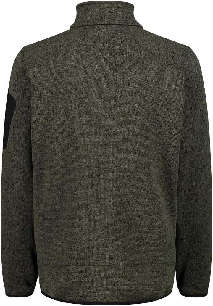 CMP - F.lli Campagnolo Herren Jacke Fleecejacke 46 OLIVE-NERO, 46 OLIVE-NERO