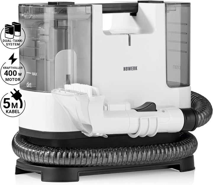 Waschsauger Portable Clean | Polster- und Teppichreiniger, leicht und kompakt | Fleckenentferner, le