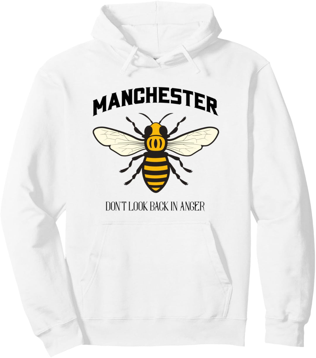 Manchester Worker Bee Don't Look Back In Anger Pullover Hoodie