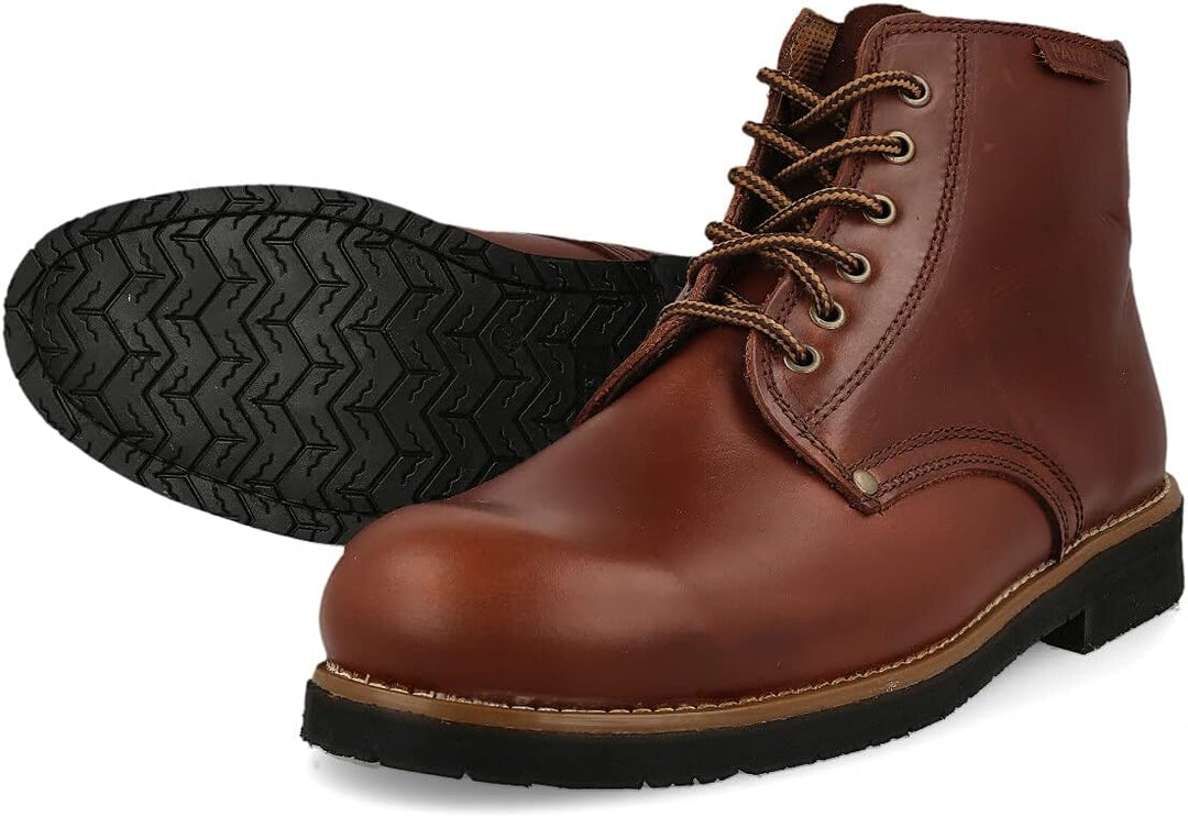 PAYMA - Rustikale Chukka Leder Stiefel für Herren. Safari Boot Schuhe Leder Casual Work, Outdoor und