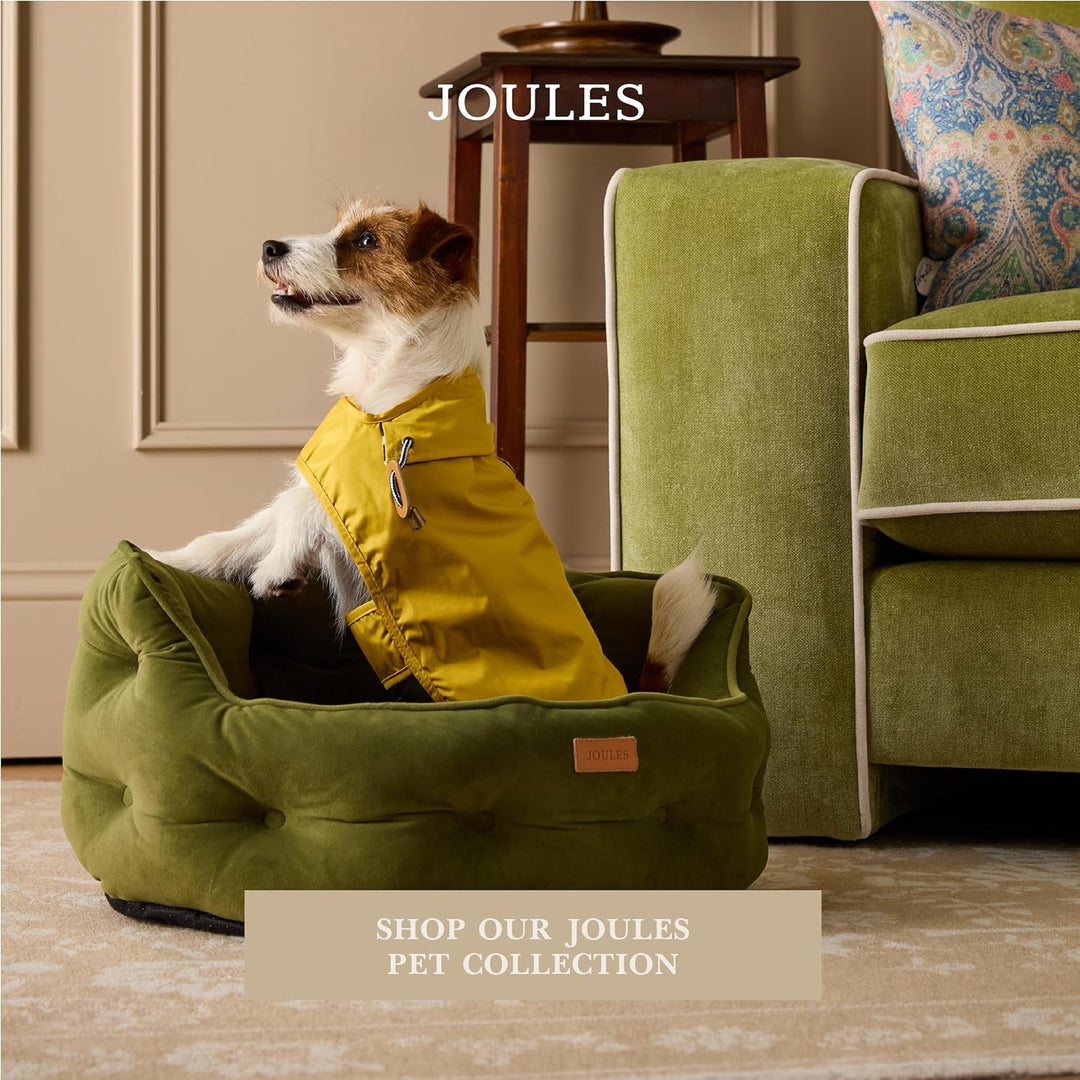 Rosewood x Joules Henson Check Packaway Jacke für Hunde, Grösse M, waschbar, leicht und tragbar, was