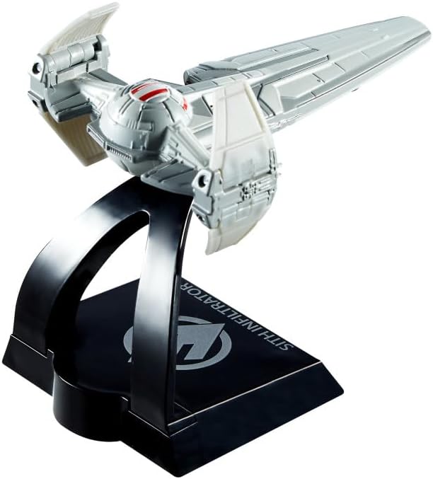 Hot Wheels Star Wars Starships Select – HMH97 – Raumschiff aus Metall 1/50 – Sith Infiltrator