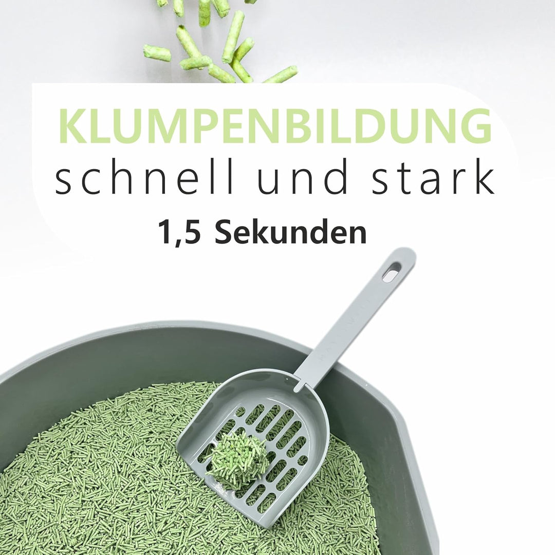 Tofu-Katzenstreu für Katzen (18L/7,5Kg) - Natürlich und biologisch abbaubar - Sofortiges Klumpen, st