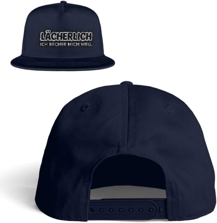 Galeriemode Lächerlich ich Becher Mich Weg Snapback - Kappe -Einheitsgrösse-Oxford Navy