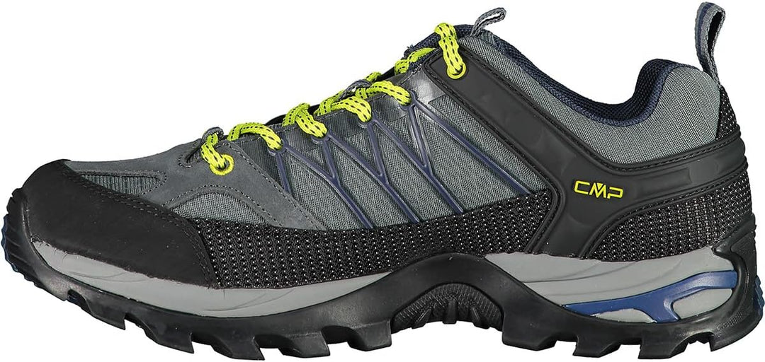 CMP Herren Rigel Low Shoe Wp Trekking-&amp; Wanderhalbschuhe 39 EU Grey B Blue, 39 EU Grey B Blue