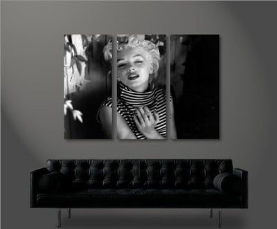 islandburner Bild Bilder auf Leinwand Marilyn Monroe V15 XXL Poster Leinwandbild Wandbild Dekoartike