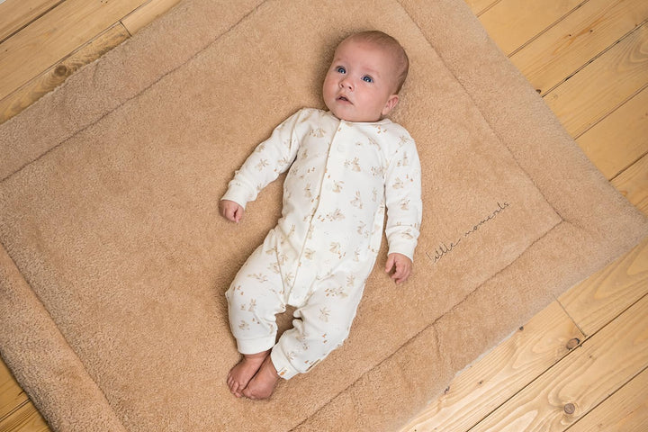 Little Dutch 8857 Laufgittereinlage Krabbeldecke Hase beige - Baby Bunny - Newborn Naturals (80x100