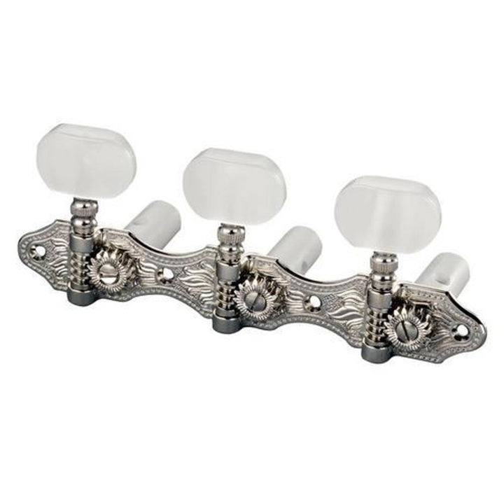 Schaller® »CLASSIC HAUSER ACRYLIC« Satz Mechaniken für Konzertgitarre - Finish: Nickel