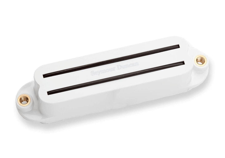 Seymour Duncan SHR-1N-W Humbucker Single Size Hot Rails Strat Pickup für E-Gitarre Weiss Mehrfarbig,
