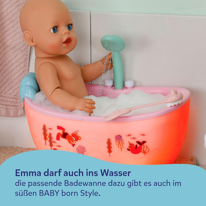 BABY Born Emma Click &amp; Play, Babypuppe mit 10 Funktionen und 8 Accessoires, für Kinder ab 3 Jahren,