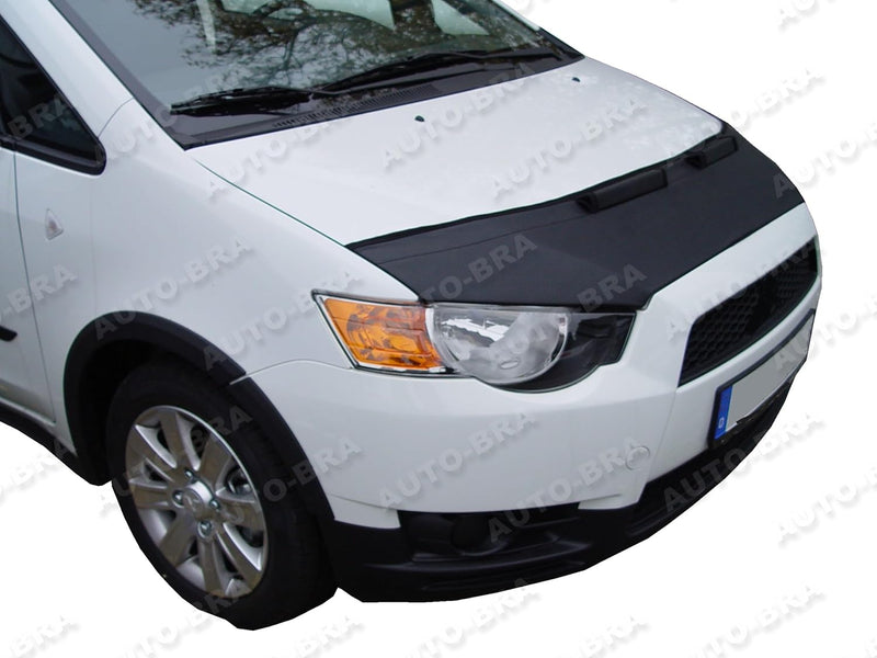 AB-00876 CARBON OPTIK Auto Bra kompatibel mit Mitsubishi Colt Bj. 2009-2012 Haubenbra Steinschlagsch