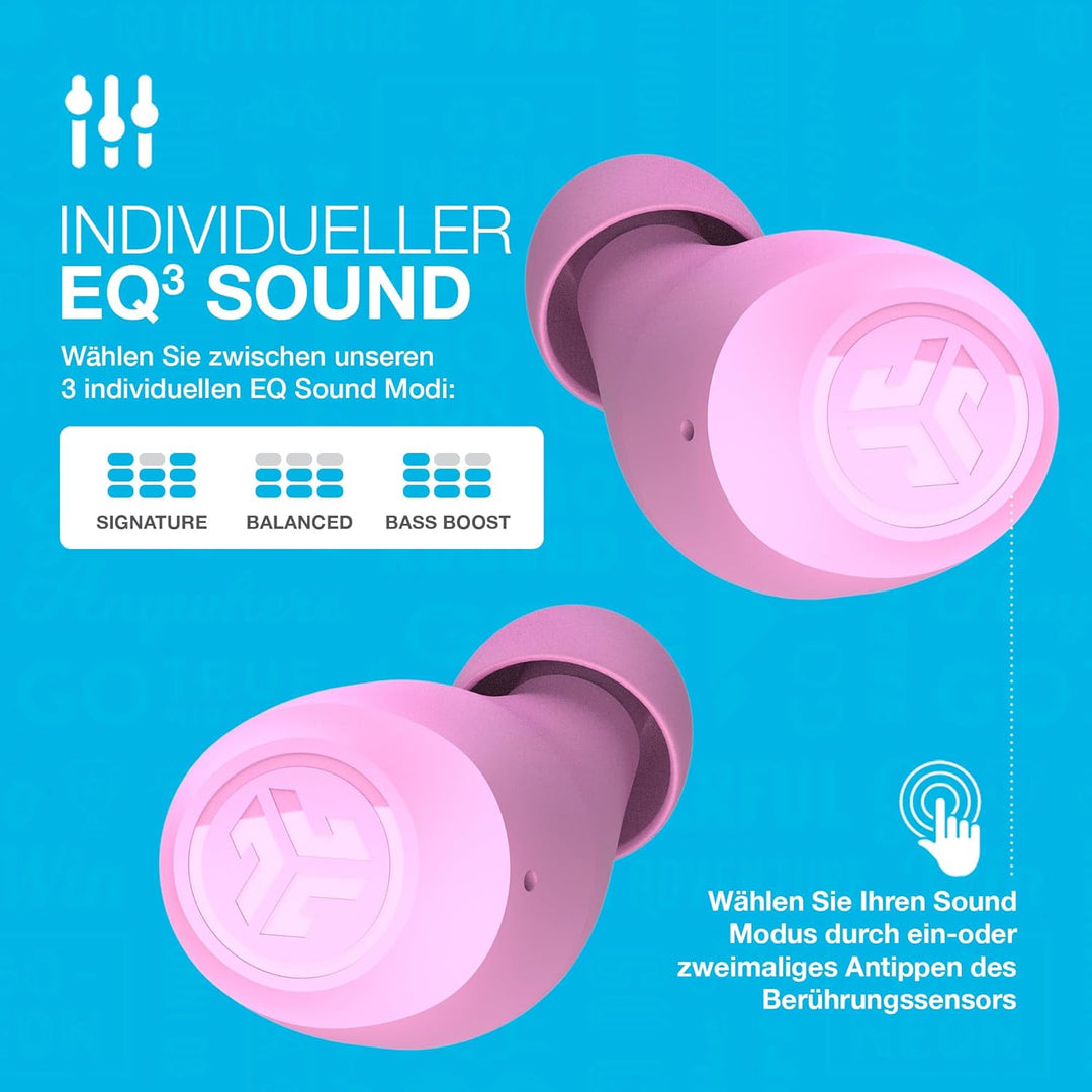 JLab Go Air Pop In Ear Kopfhörer Bluetooth Kabellos, True Wireless Headphones, 32+ Stunden, Ohrhörer