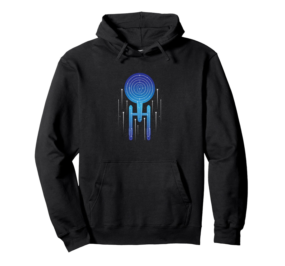 Star Trek: The Original Series Enterprise Minimalist Pullover Hoodie