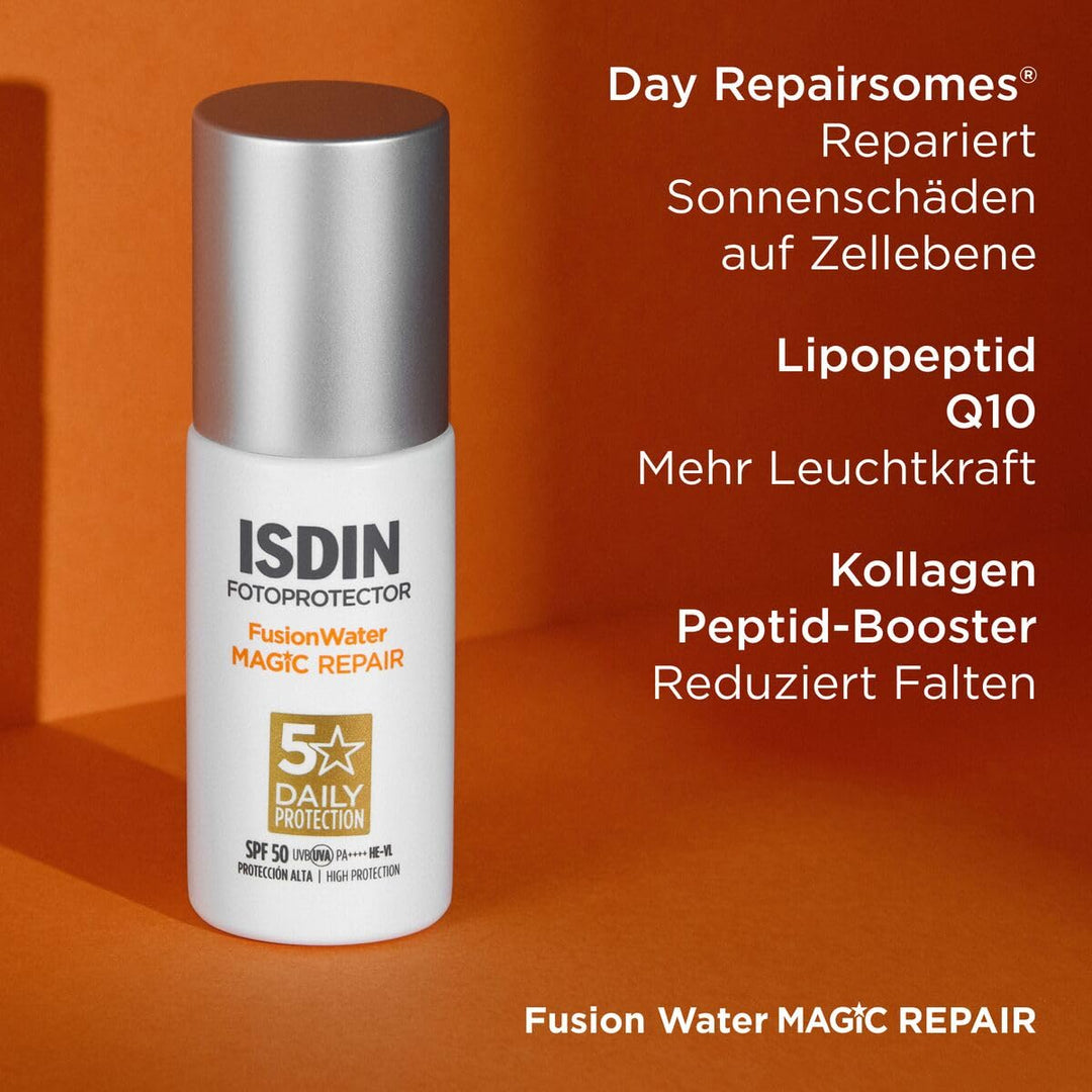ISDIN FotoUltra Age Repair FW LSF 50 | Tägliche Sonnencreme für das Gesicht | Dreifache Anti-Aging-W