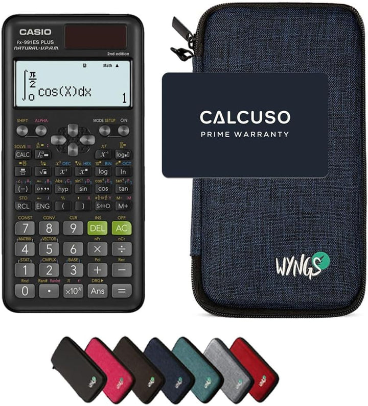 CALCUSO Sparpaket: Casio FX-991ES Plus 2nd Edition technisch-wissenschaftlicher Taschenrechner + WYN