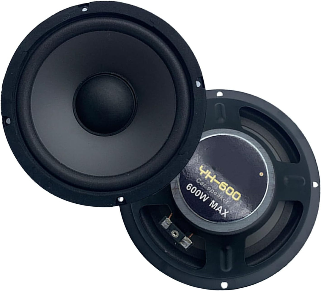 Tyenaza 2PCS 600W Koaxiallautsprecher, 6,5 Zoll Universal Audio Stereo Musik Hochempfindlich -Sprech