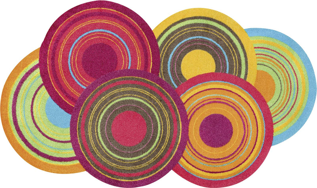 wash+dry Fussmatte Cosmic Colours 70x120 cm, Innen und aussen, waschbar, Bunt 70x120cm, 70x120cm