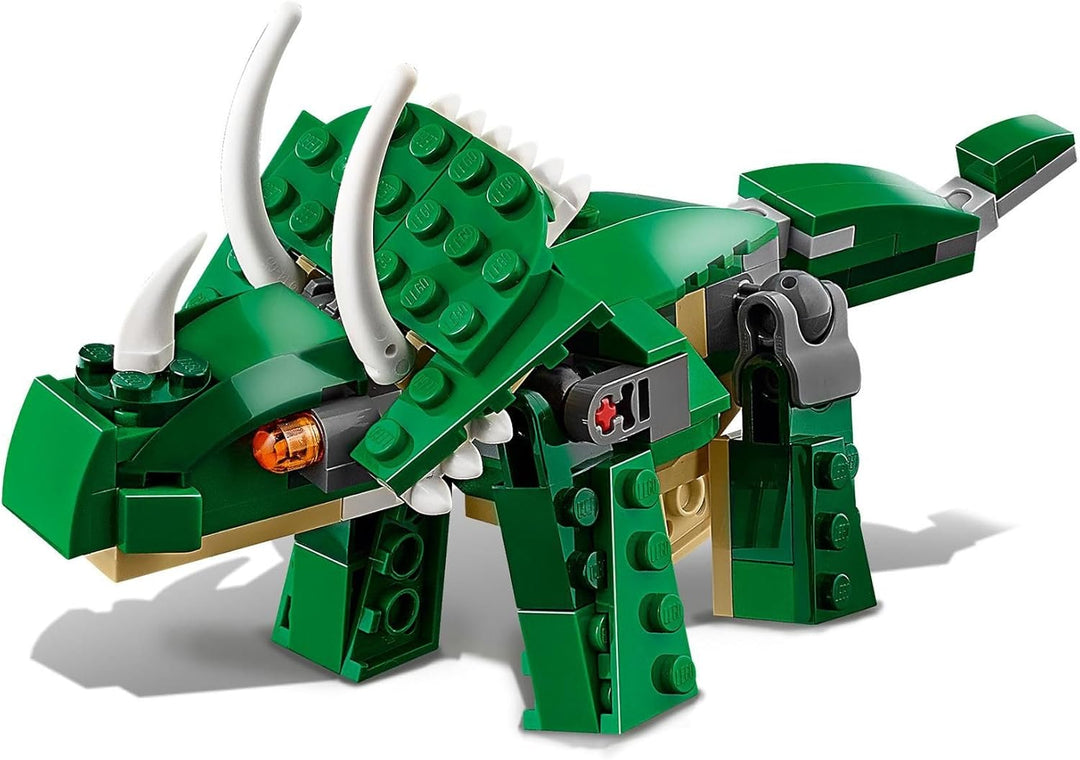 LEGO Creator Dinosaurier, 3in1 Spielzeug-Modell zum Bauen von T-Rex, Triceratops und Pterodactylus-F