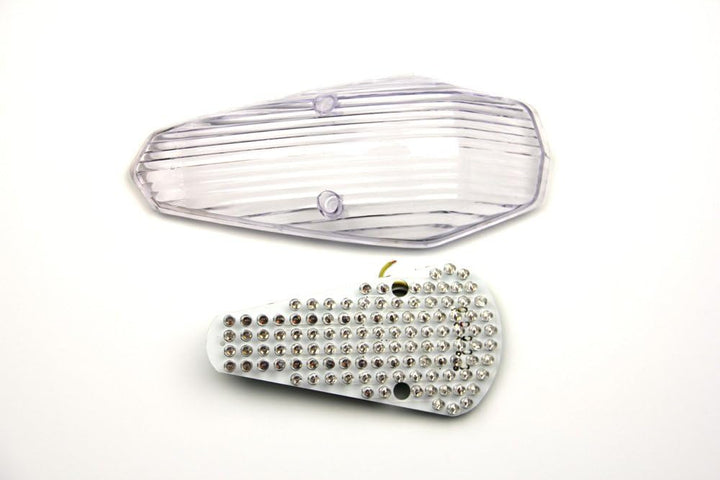 aVDB-moto LED-Bremslicht mit integrierten Blinker kompatibel mit Shadow Aero 2004/2007 (Klar), Klar