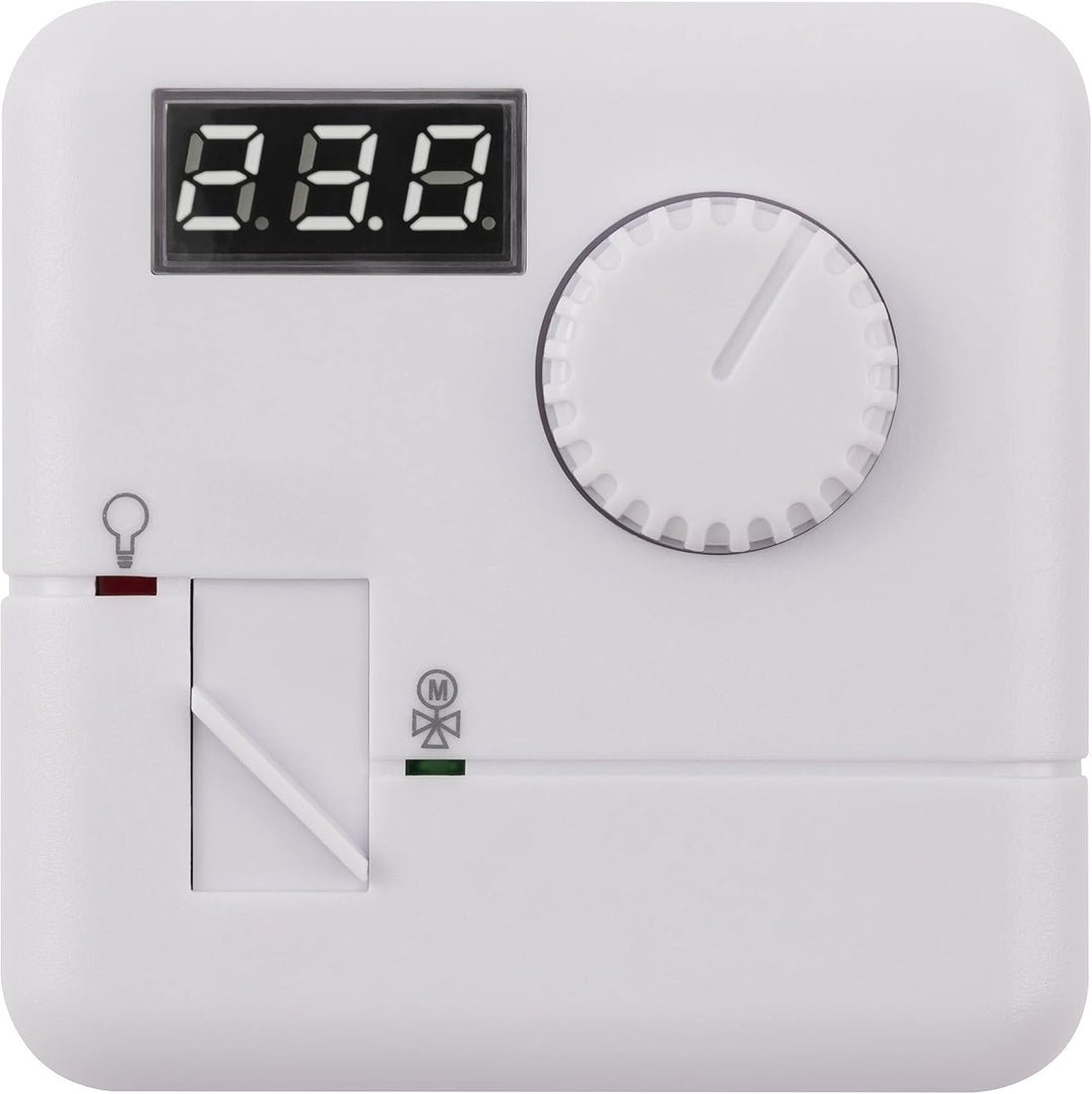 MC Power - Raumtemperatur-Regler Thermostat | TR-530 | 5-30°C, 110-230V, LED-Display, 7A