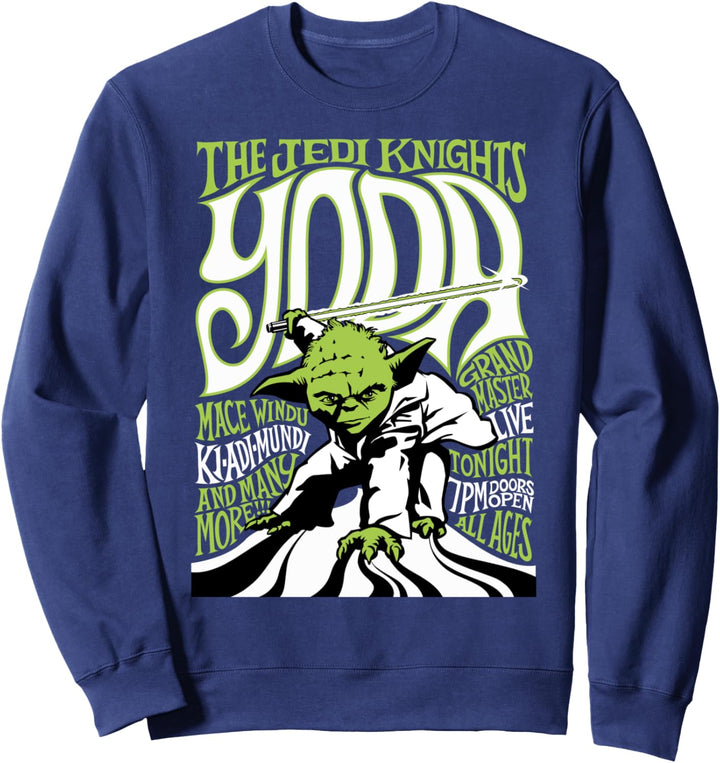 Star Wars Yoda The Jedi Knights Text Poster Sweatshirt