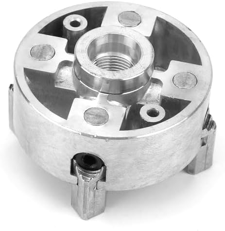 drechsel spannfutter + 4 Backenfutter Z011A, 4-Backenfutter aus Zinklegierung für Mini-Metalldrehmas