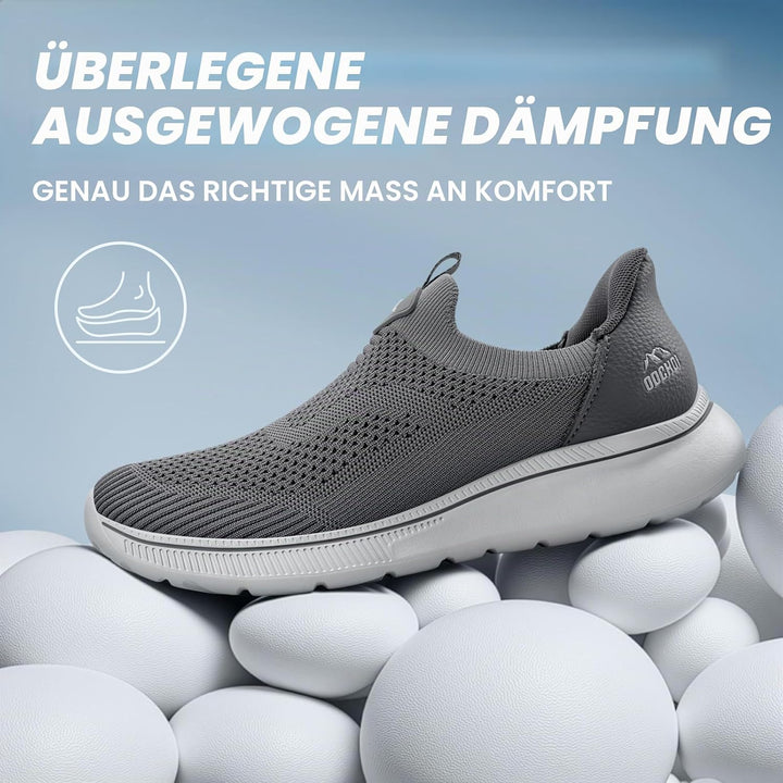 Sneaker Herren Ohne Schnuersenkel Slip-on Schuhe Mesh Atmungsaktiv Leicht Laufschuhe Sportschuhe Beq