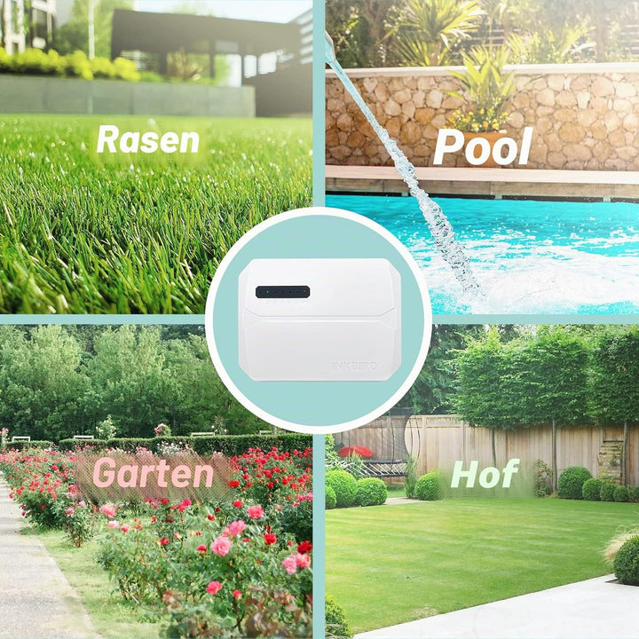 Inkbird IIC-600-WIFI bewässerungscomputer,WiFi Sprinkler/Bewässerungssystem Timer/Controller, 6 Zone