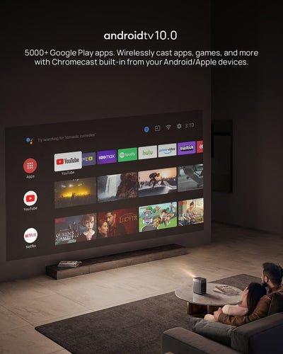 XGIMI Halo+ 1080p Beamer, Android TV UI, 900 ANSI-Lumen, mit integrierten Harman Kardon Lautsprecher