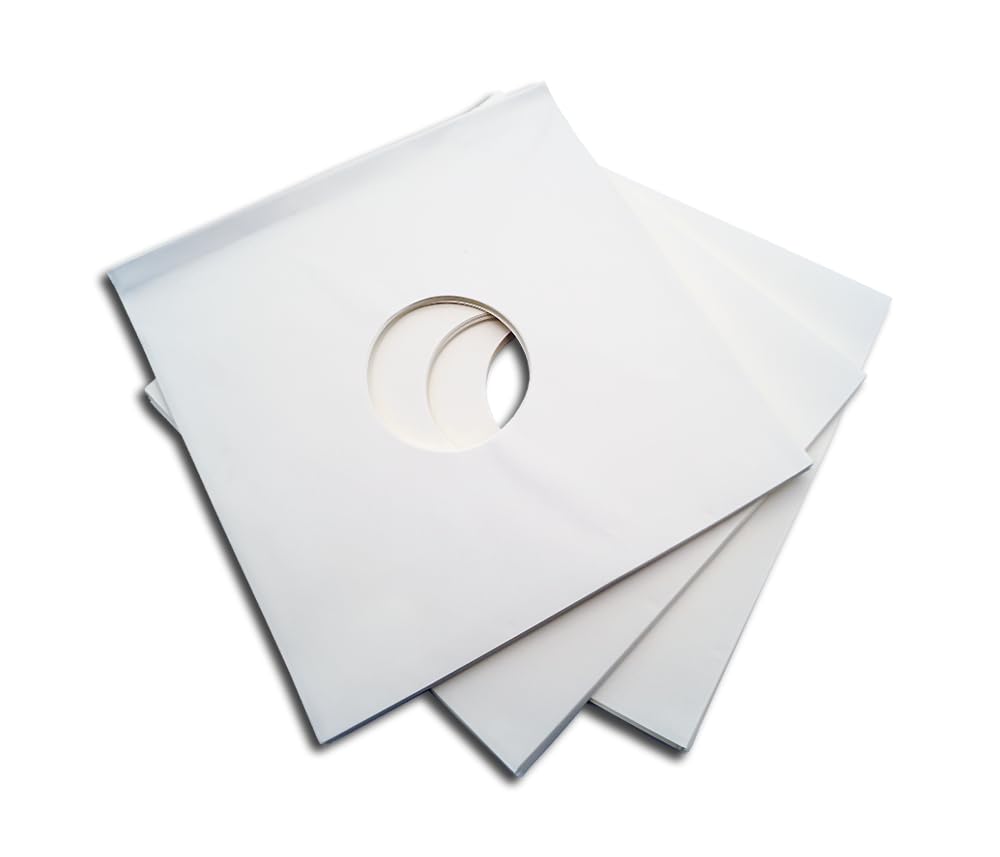 LP Schallplatten Innenhüllen ohne Fütterung Mittelloch Deluxe Protected (100 Stück)