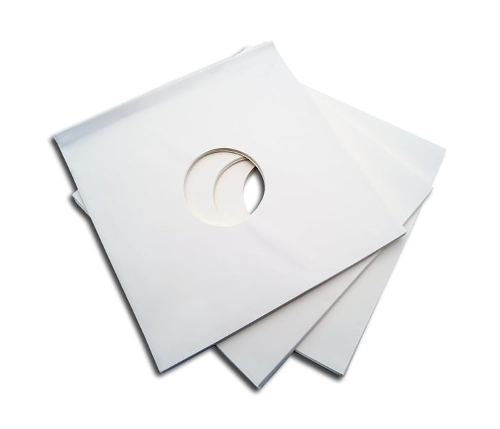 LP Schallplatten Innenhüllen ohne Fütterung Mittelloch Deluxe Protected (100 Stück)