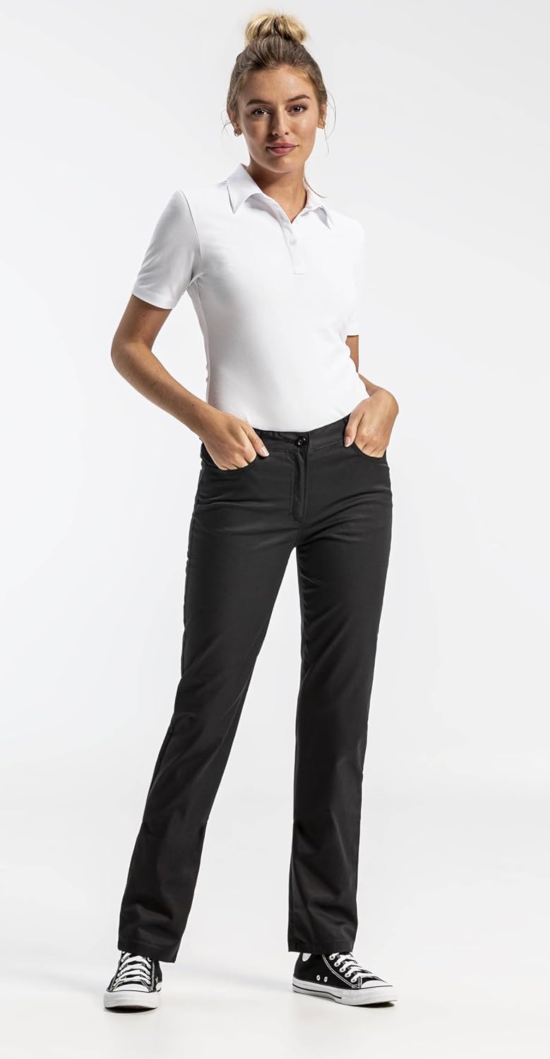 GREIFF Damen Arbeitshose Five-Pocket 5319 Cuisine Basic - Regular Fit Hose mit Gummibund hinten - Ga