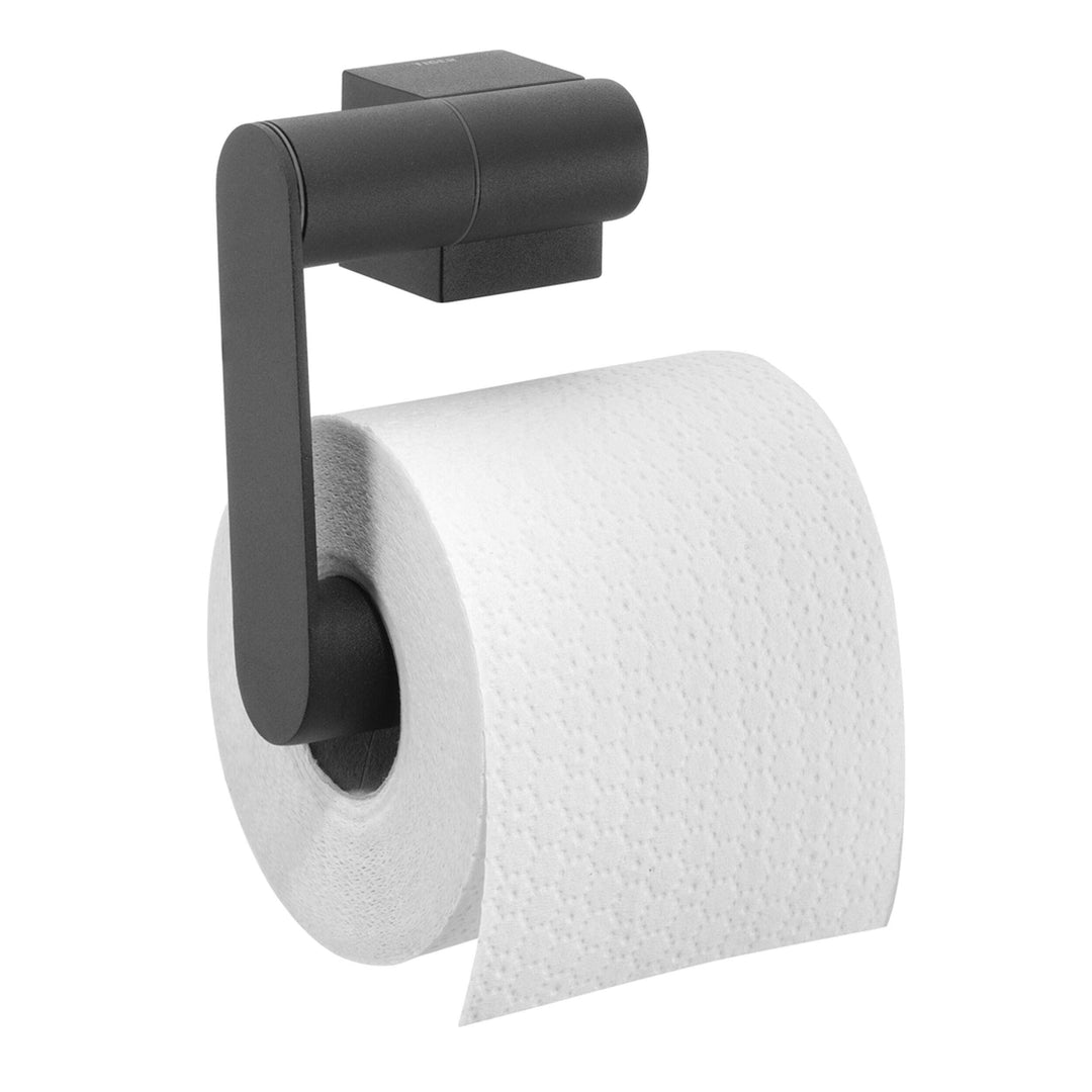 Tiger Nomad Toilettenpapierhalter, Edelstahl pulverbeschichtet, schwarz Toilettenpapierhalter ohne D