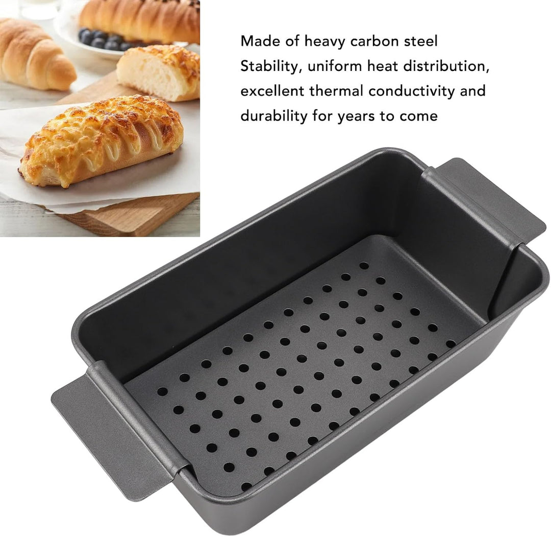 Meat Loaf Pans Carbon Steel Nonstick Baking Pan Healthy Dining Kitchen Cookware