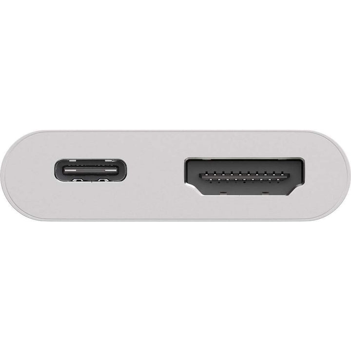 Goobay 62110 USB-C Stecker auf HDMI-Buchse, PD, weiss, extra USB-C Buchse USB-C > HDMI, USB-C > HDMI