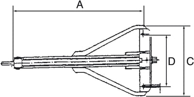 AL-KO Steckstütze Stabilform