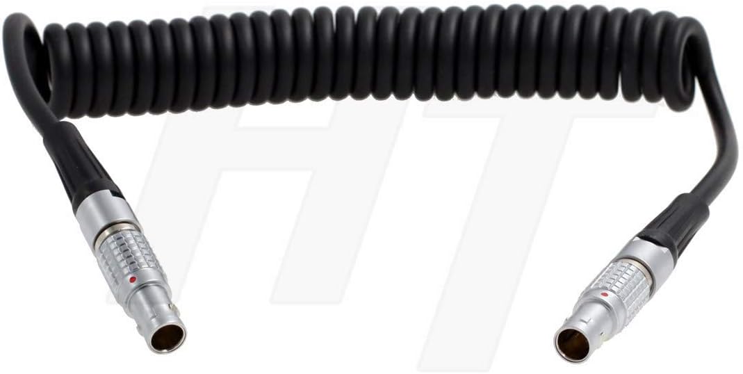 HangTon 2 Pin auf 2 Pin Power Coiled Kabel für ARRI Alexa Transvideo Monitor Teradek Bond