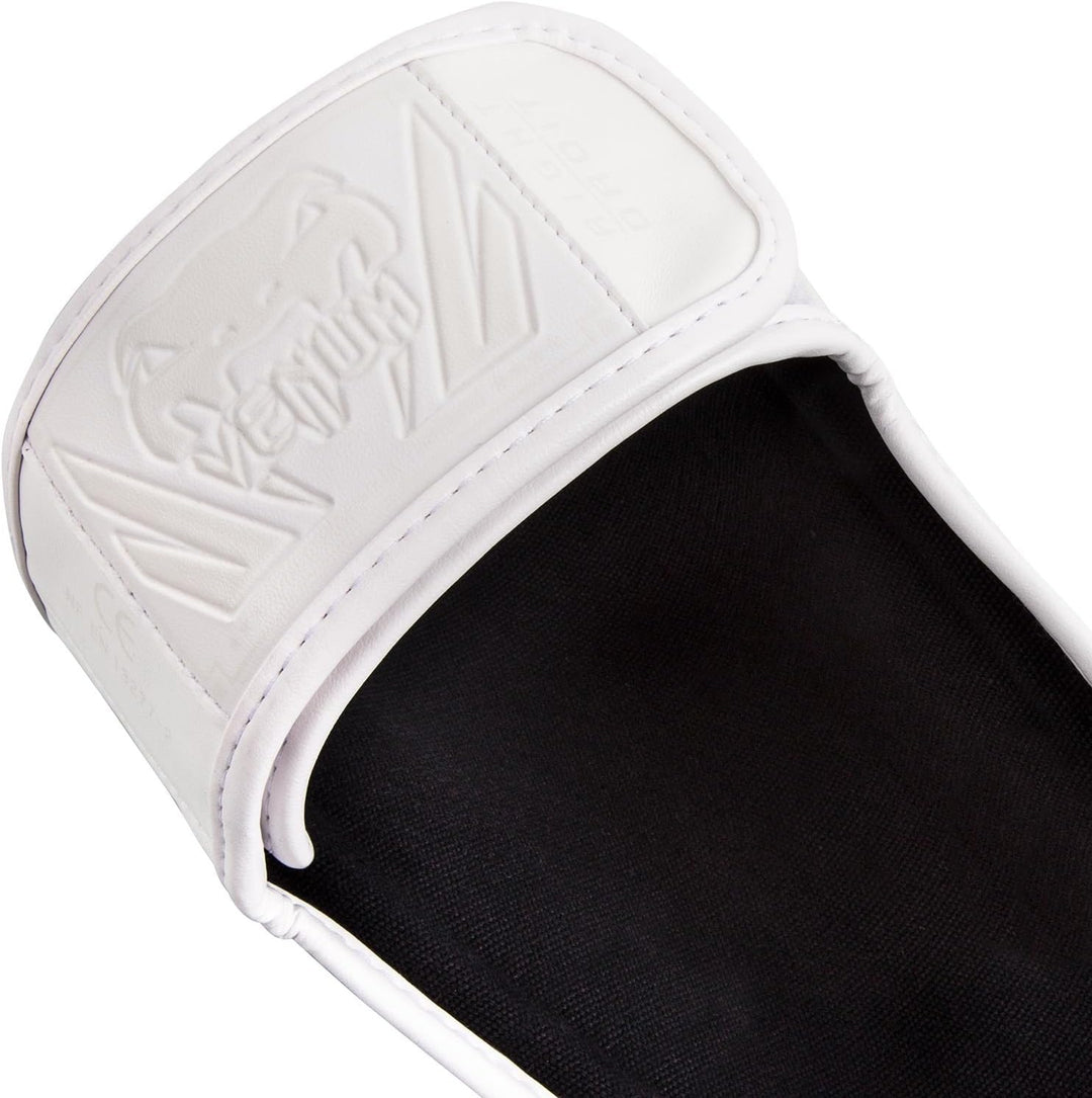 Venum Elite Boxen Schienbeinschutz XL Weiss / Weiss, XL Weiss / Weiss