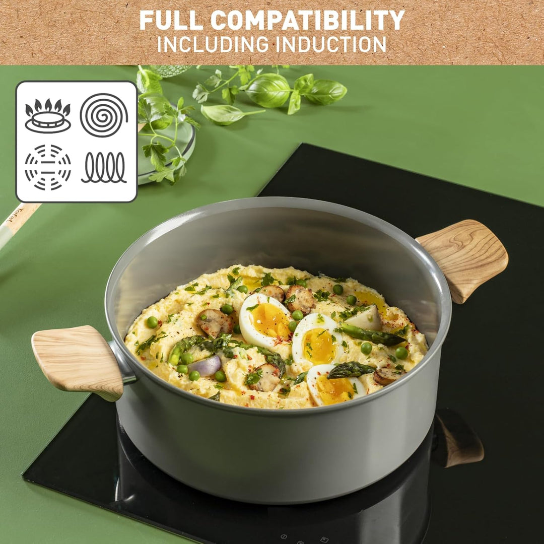 Tefal Ceramic Renew Keramik Beschichtung Kochtopf - 24 cm