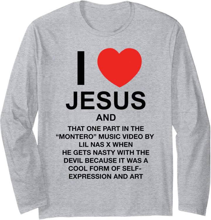 Lil Nas X Official PizzaSlime Jesus White Langarmshirt