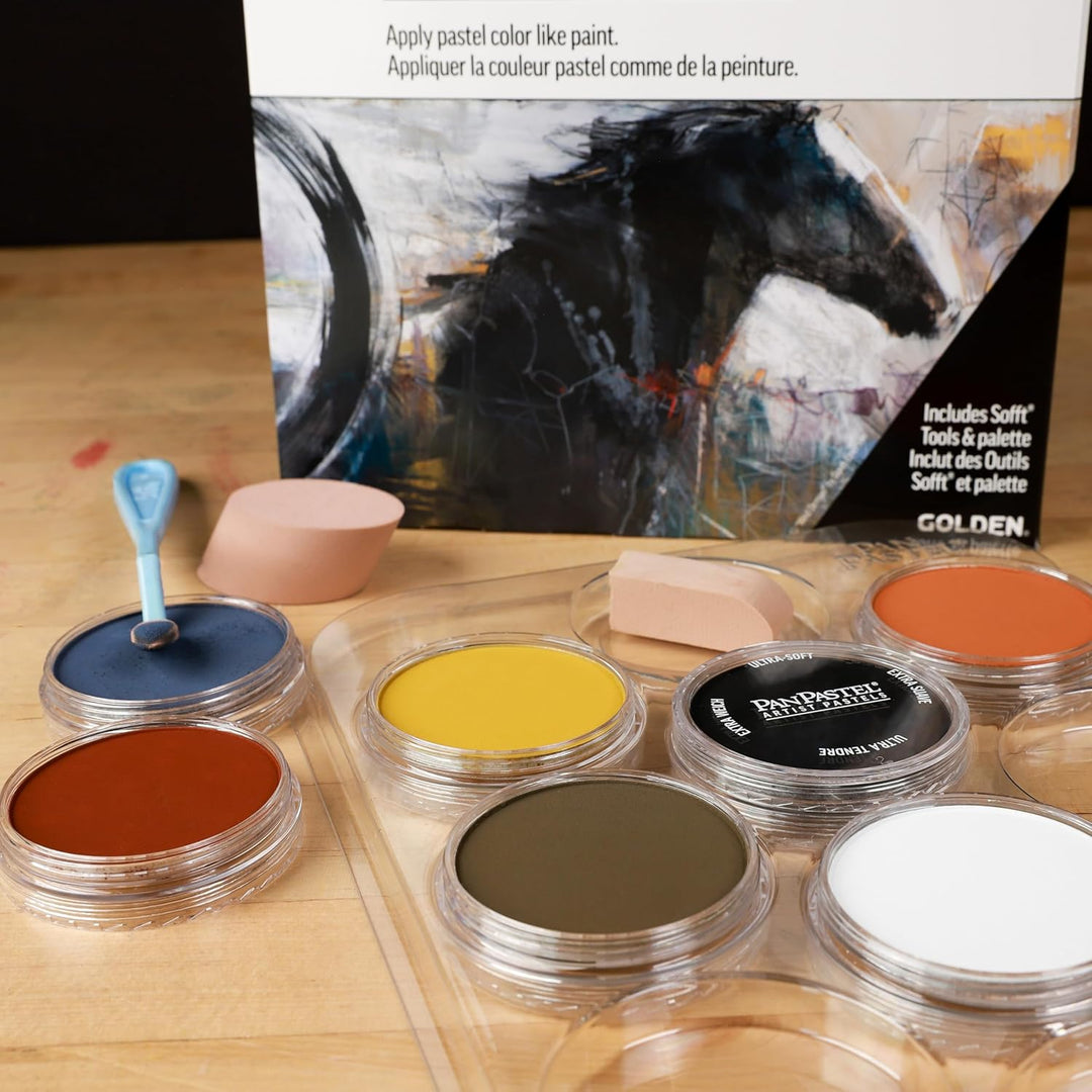 PanPastel Sketch & Tone Ultra Soft Artist Pastell Set, 9 ml, 7 Stück, Pastellfarben, 1 Count (Pack o